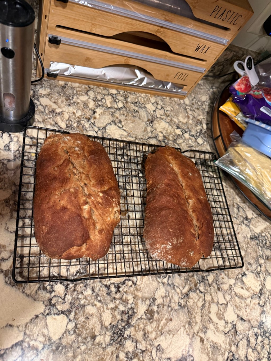 Nebraska Honey Wheat Bread with Walnuts and&nbsp;Bacon